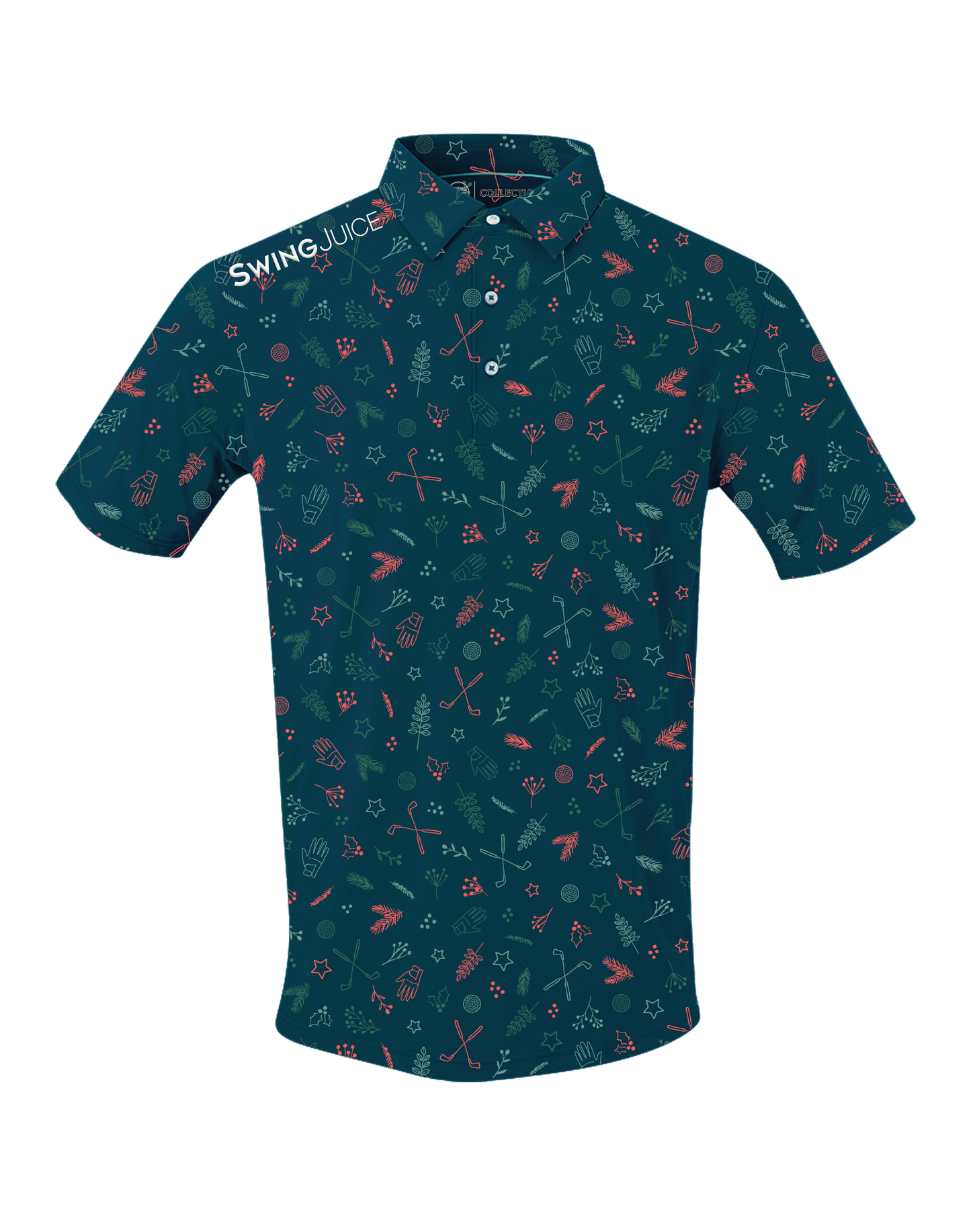 Golf & Hollys Men's Polo-Deep Teal