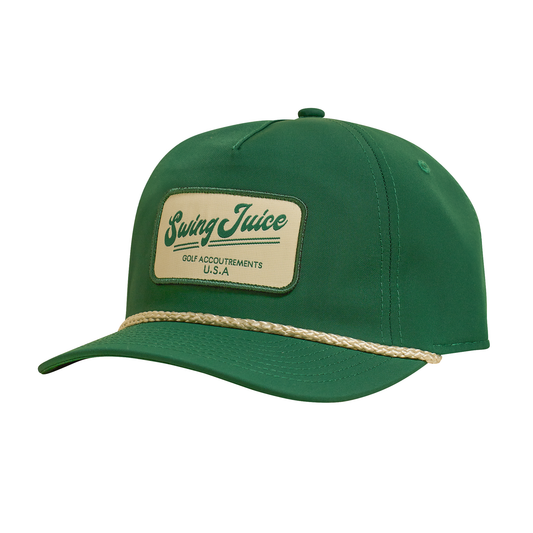 Golf Accoutrements Unisex Rope Hat-Forest