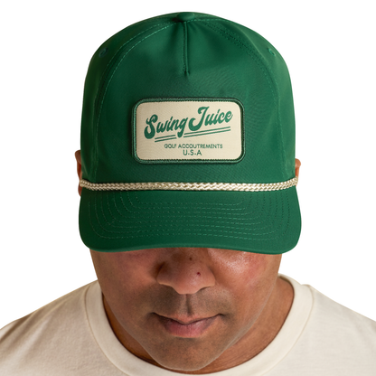 Golf Accoutrements Unisex Rope Hat-Forest