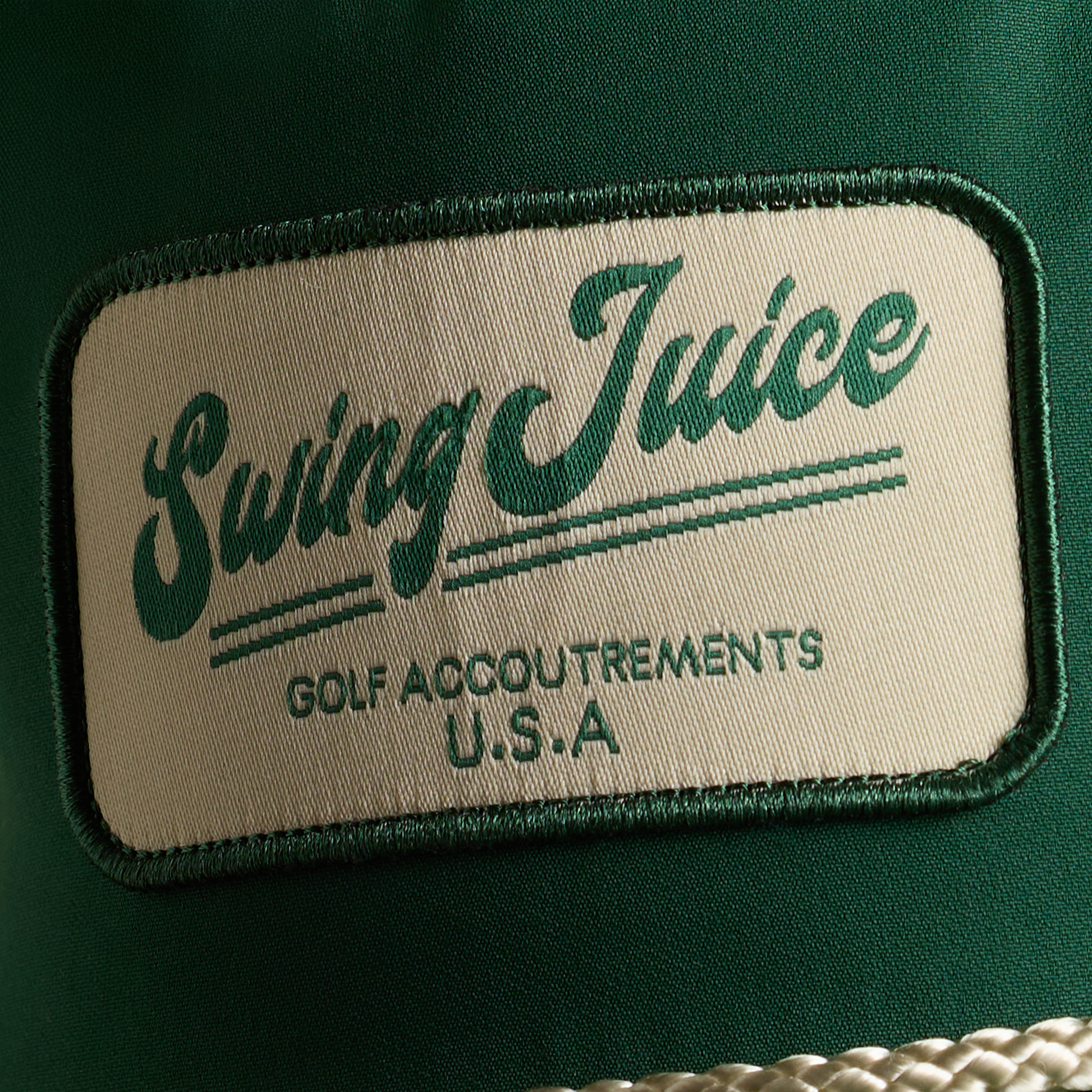 Golf Accoutrements Unisex Rope Hat-Forest