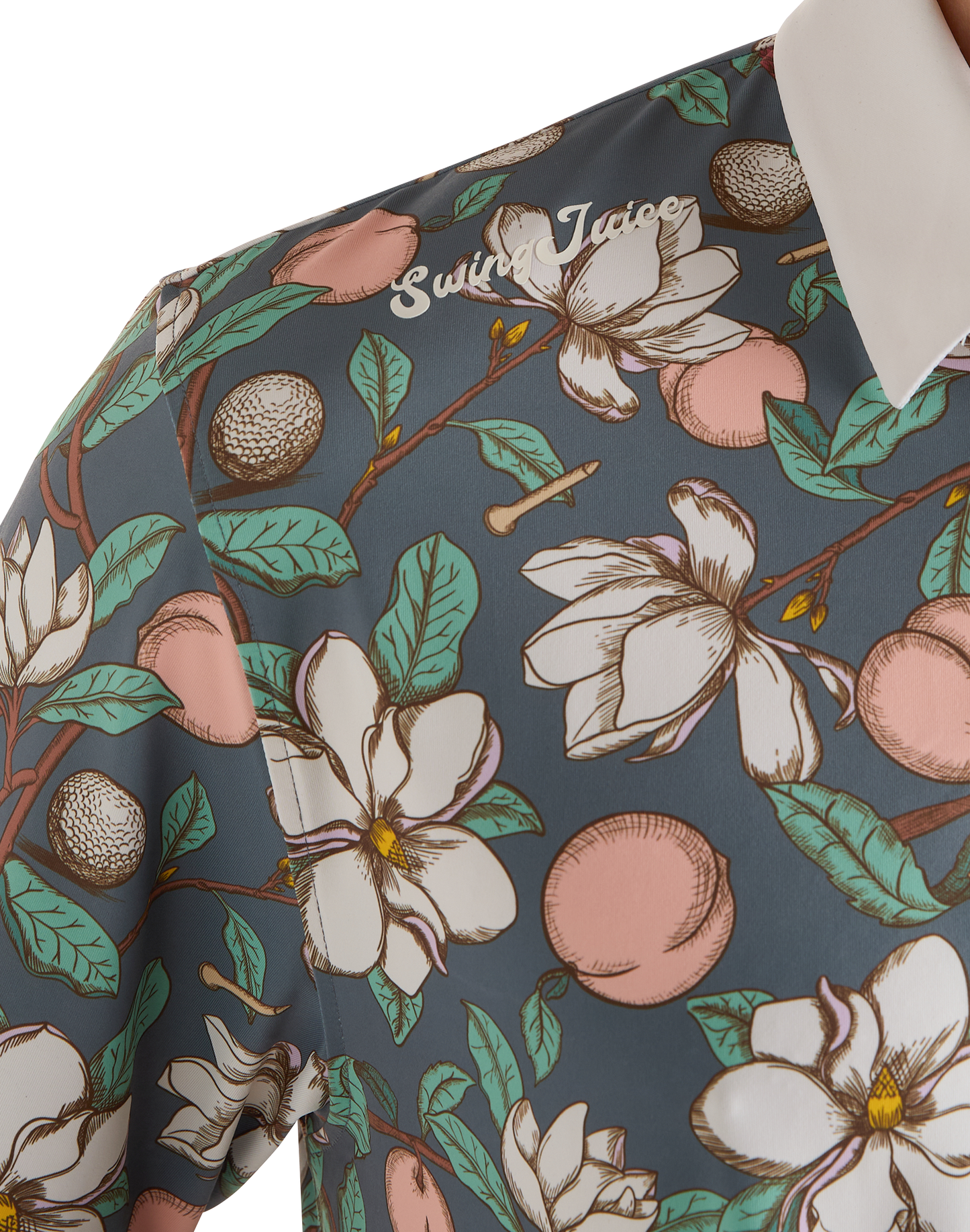 Golf Georgia On My Mind Men's Polo-Dark Grey