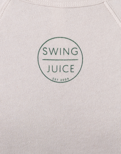 Golf & Egg Nog Unisex Ugly Sweatshirt-Cream