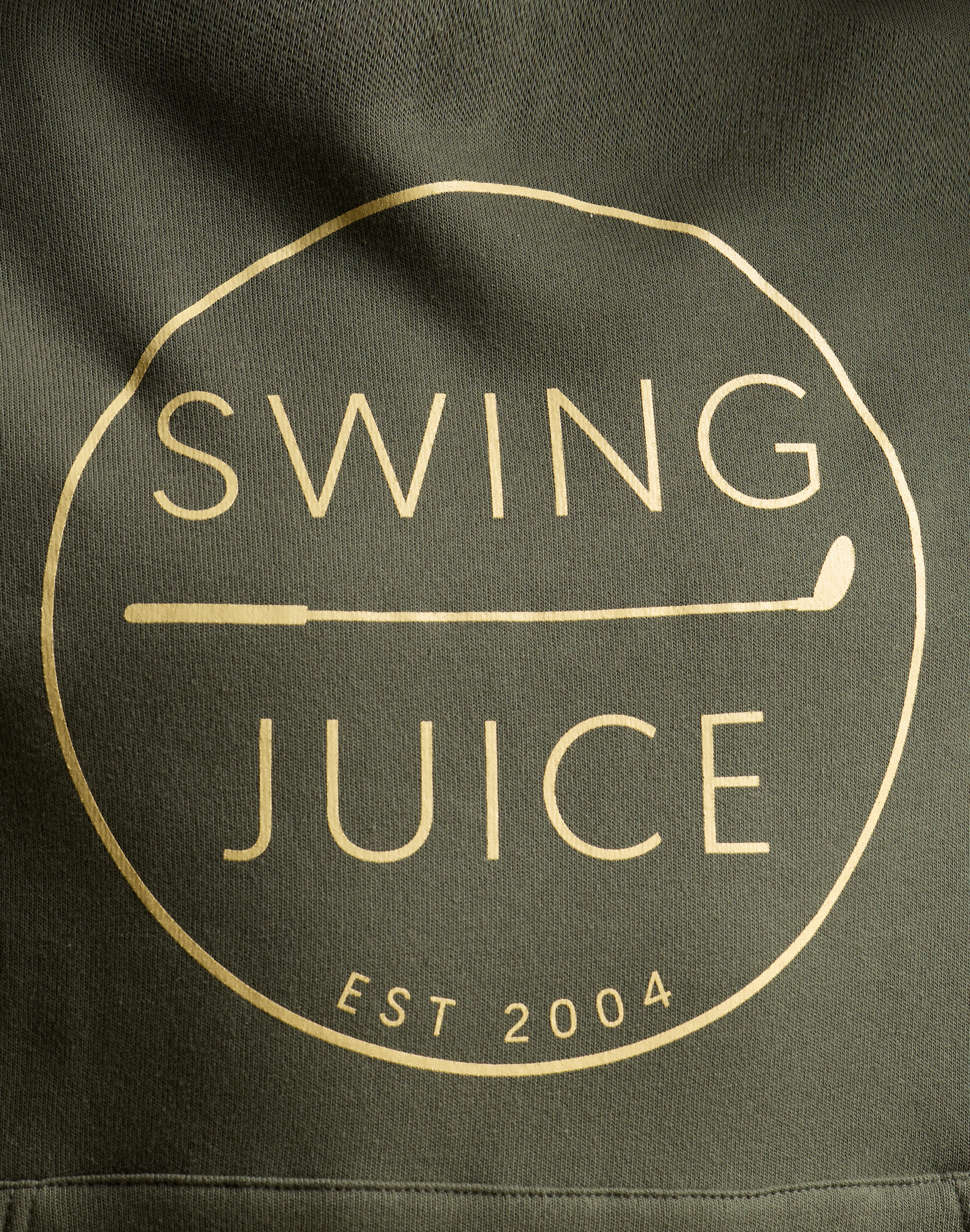 Golf Retro Unisex Hoodie-Military Green