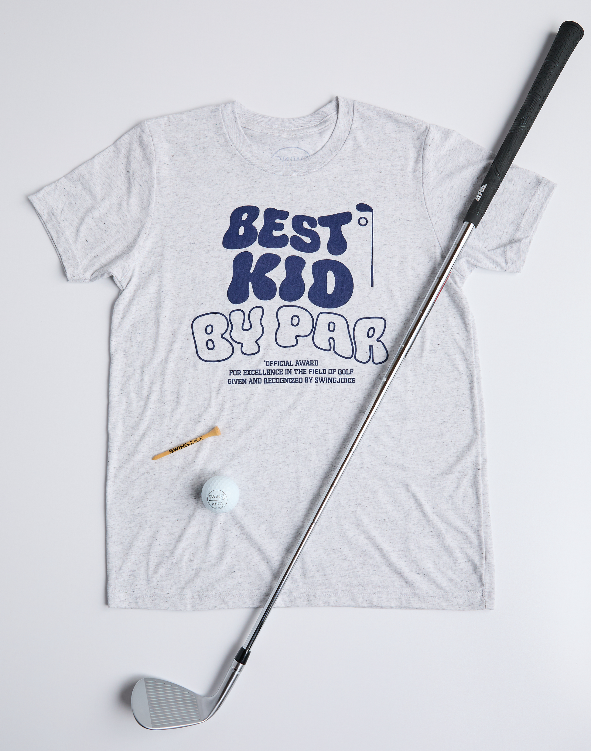 Golf Best Kid By Par Kids T-Shirt SwingJuice