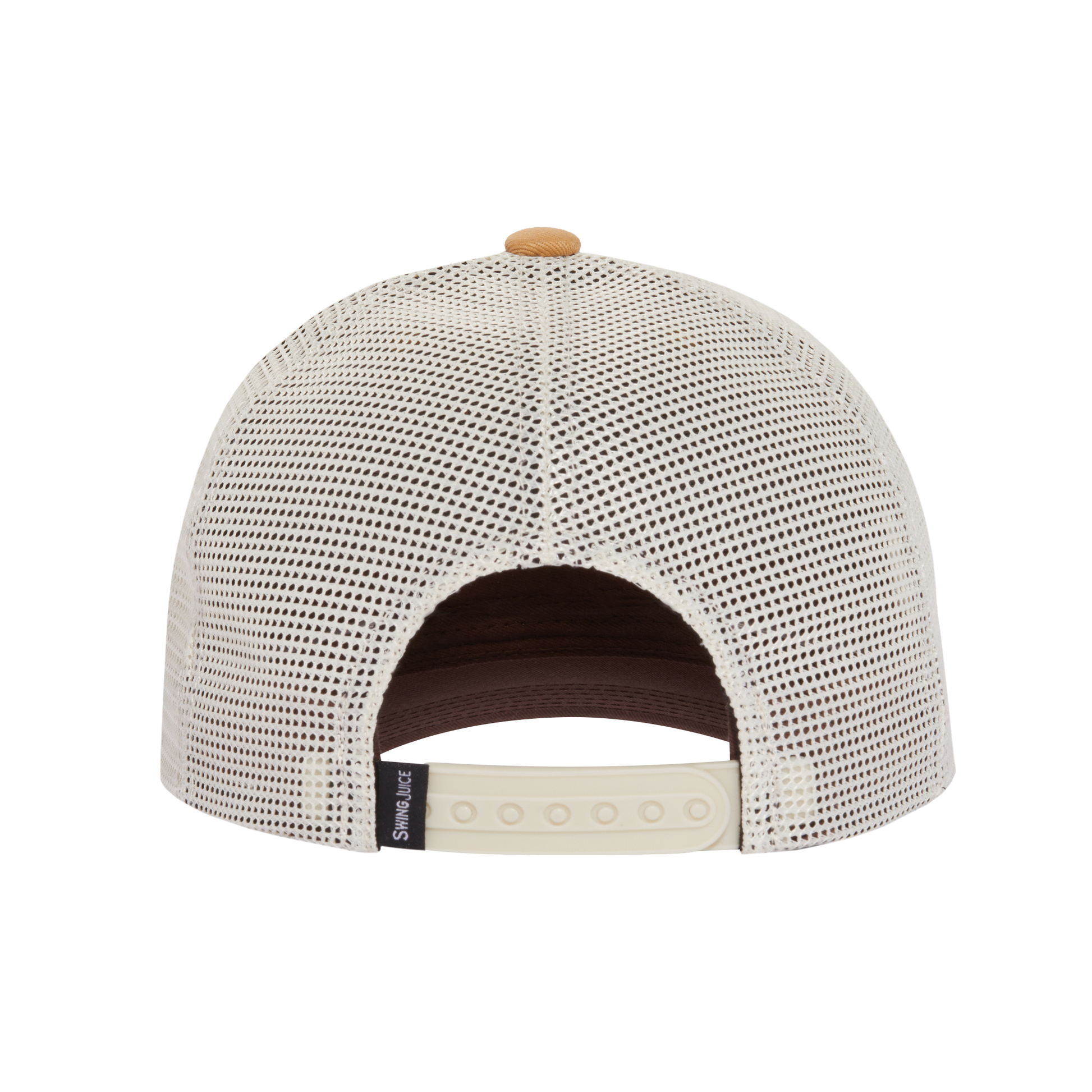 Golf Provisions Unsiex Trucker Rope Hat Brown-Brown