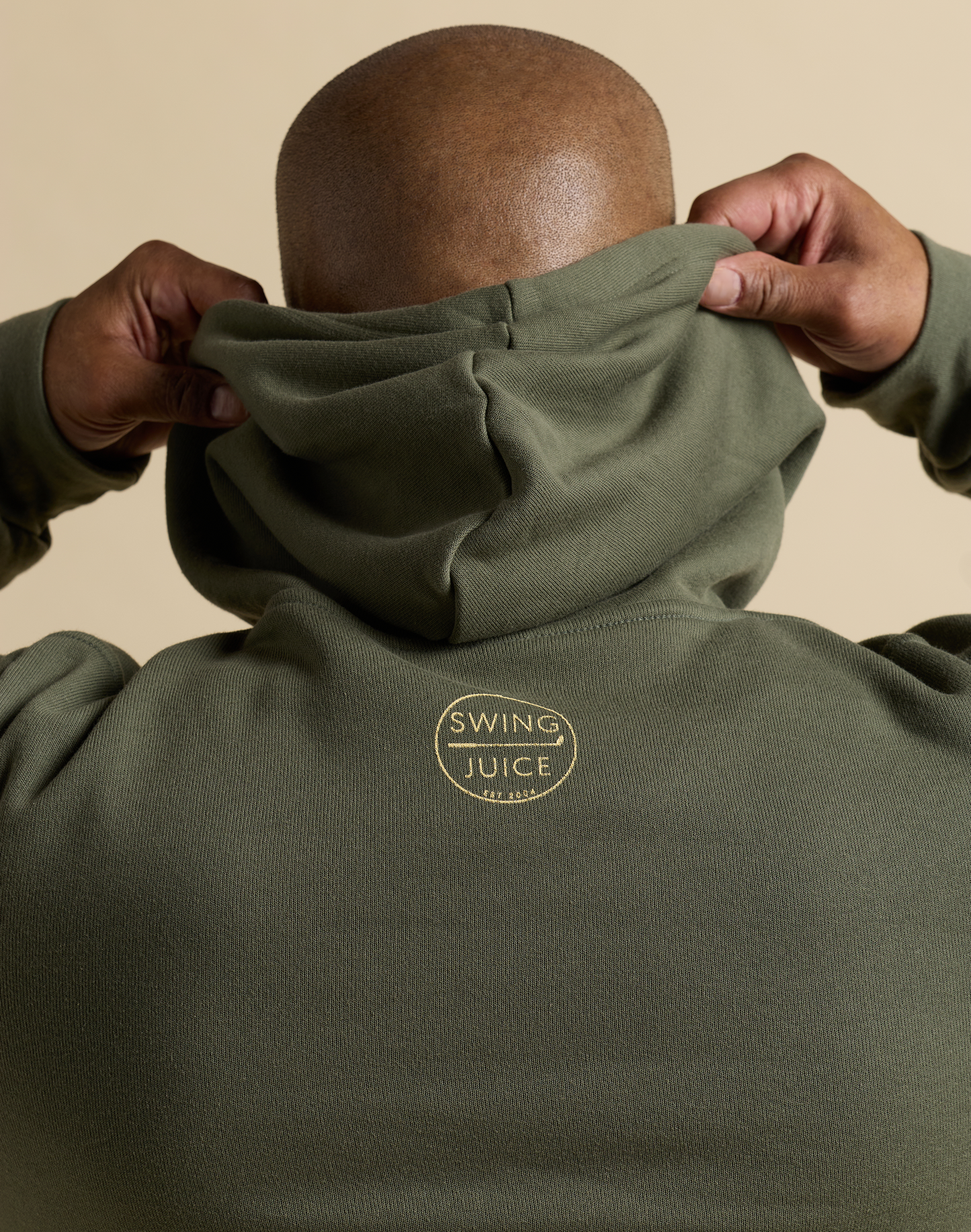 Golf Retro Unisex Hoodie-Military Green