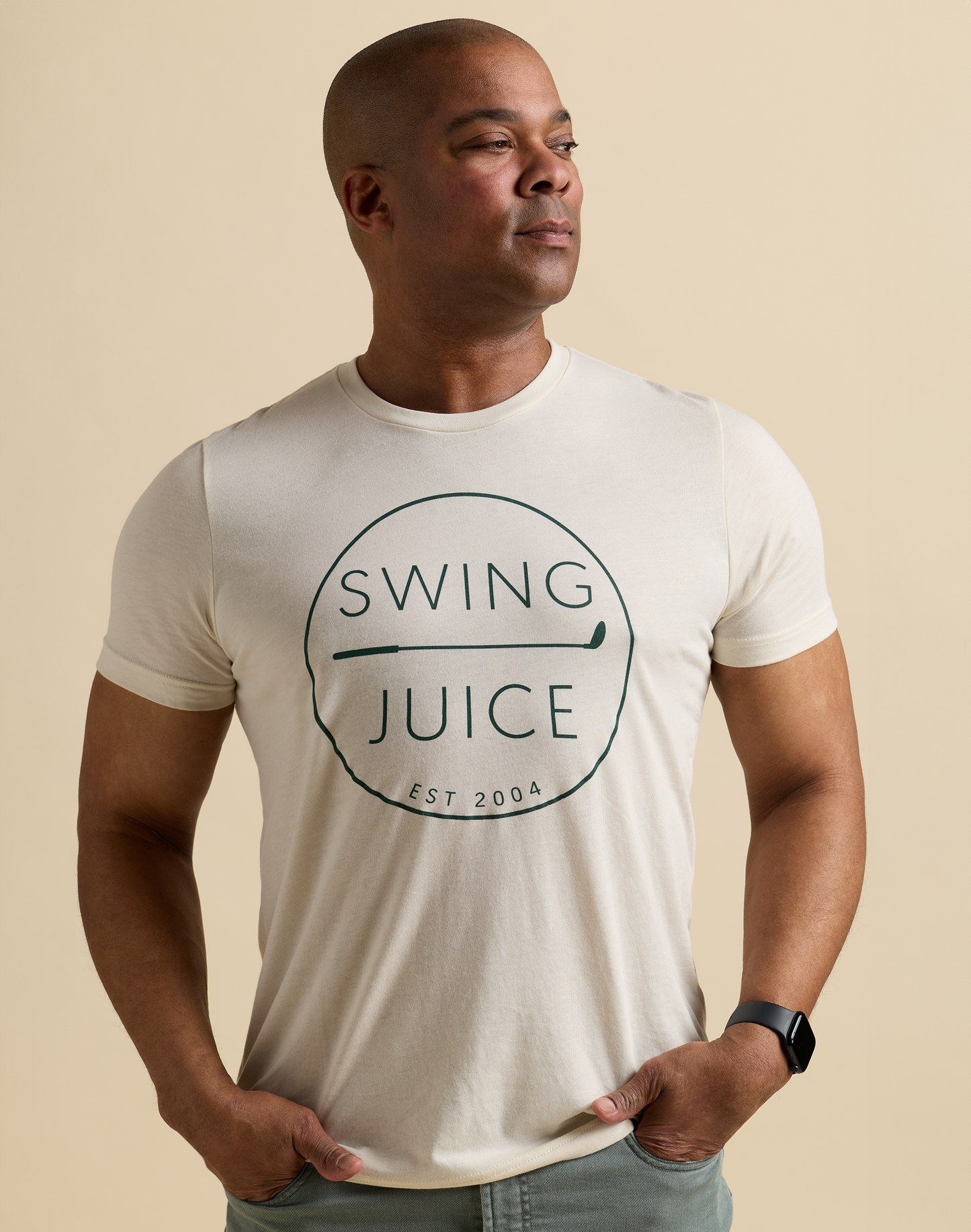 Golf Retro Unisex T-Shirt Natural-Natural