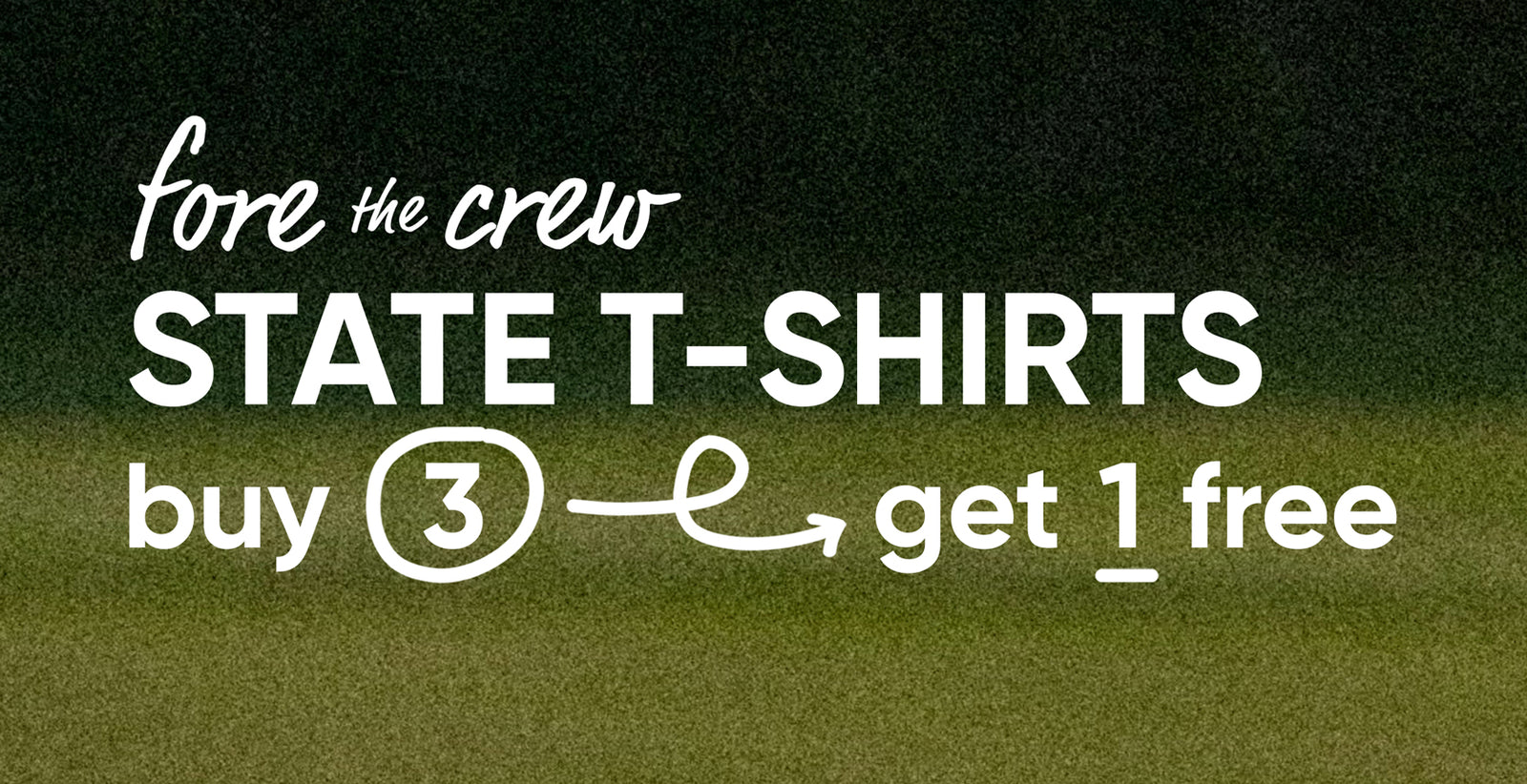 Fore State T-Shirts promotional banner