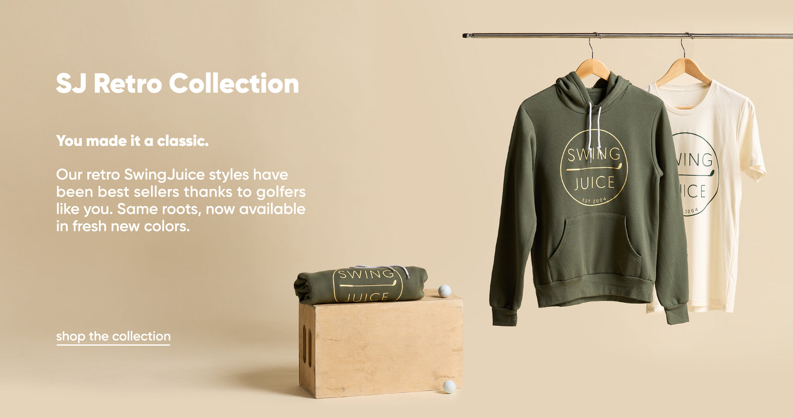 Retro Collection promotional banner