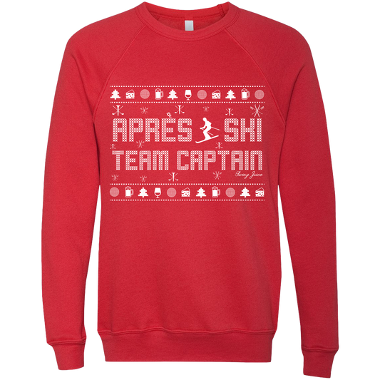 Golf Apres Ski Unisex Ugly Sweatshirt-Red