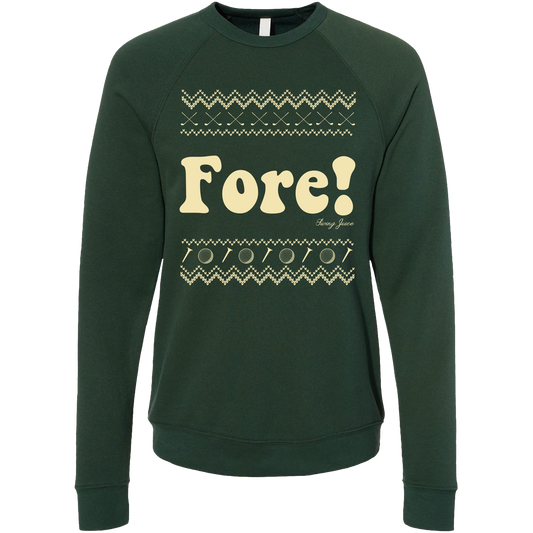 Golf FORE! Unisex Ugly Sweatshirt - Final Sale SwingJuice