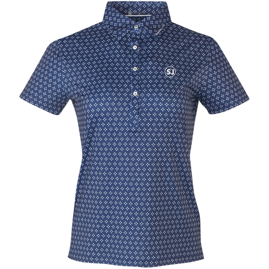 Golf Diamond Women's Polo-Navy