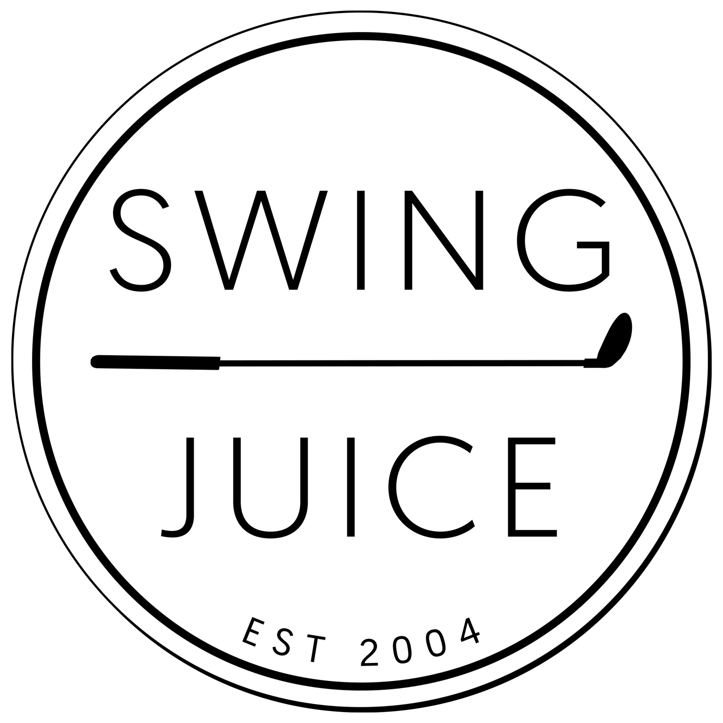 Golf Retro Sticker-White