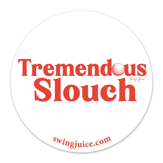 Golf Tremendous Slouch Sticker White O/S SwingJuice